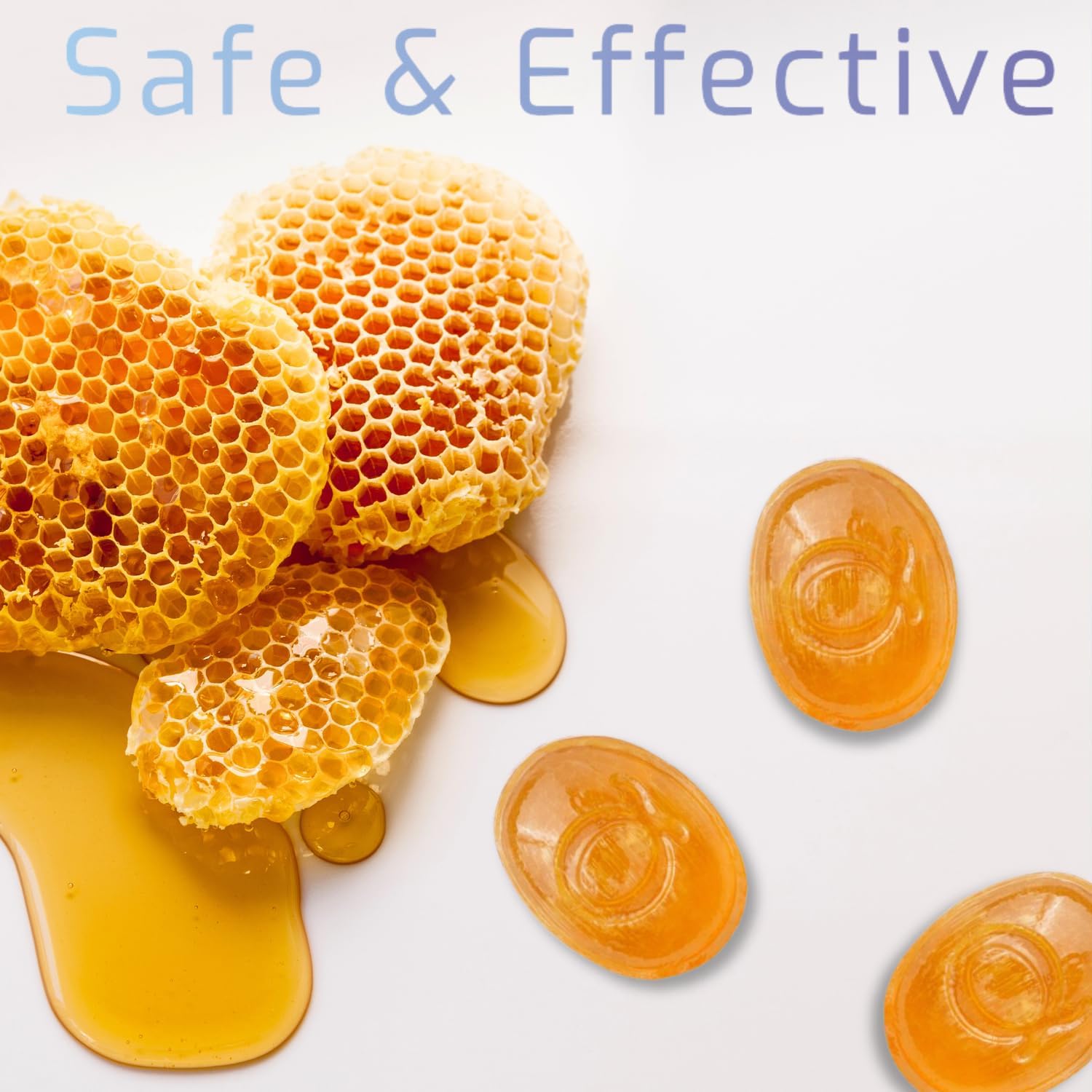 Immune Support Honey Lozenges with SilverSol | American Biotech Labs Silver Biotics Colloidal Silver | 60 PPM Ag₄O₄ | Throat Soothing | 21 Count