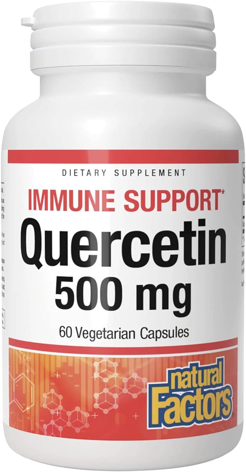 Immune Support: Natural Factors Quercetin 500mg Capsules - 60 Count