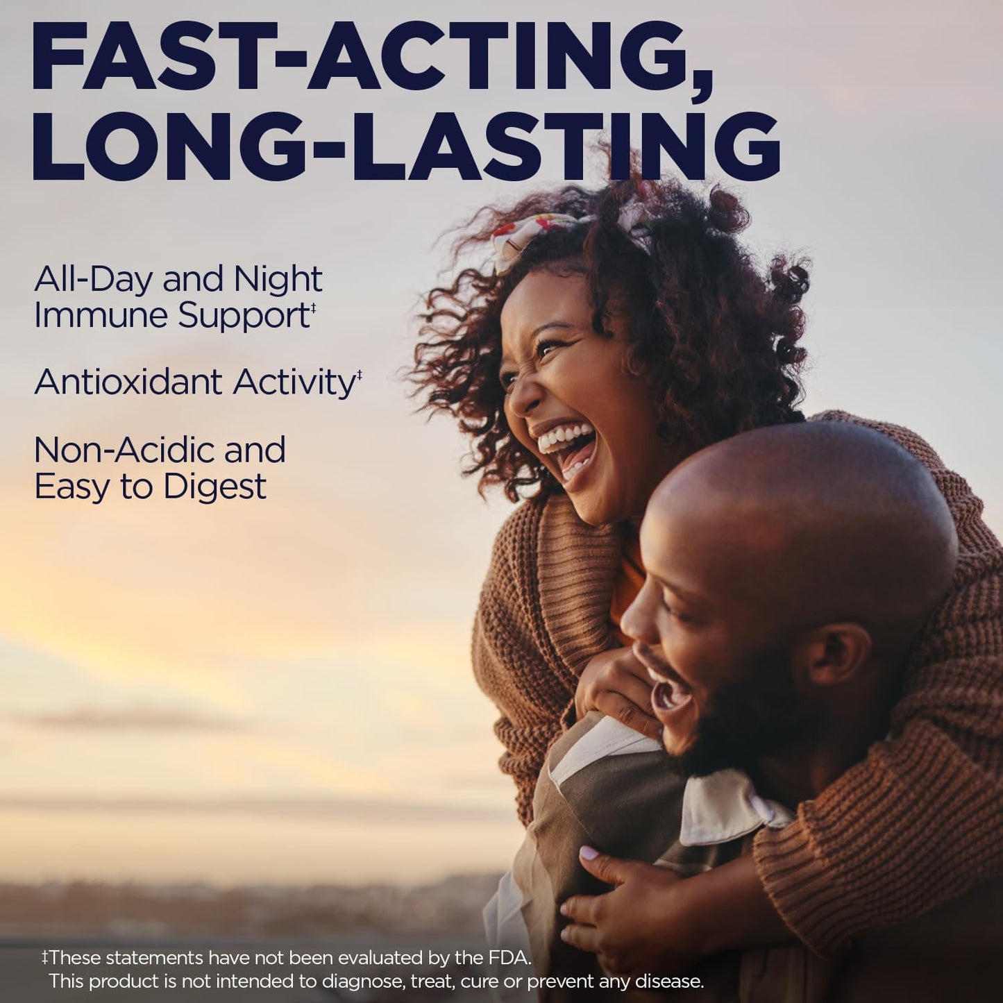 Immune Support Supplement with Quercetin, Vitamin C, and Bromelain - Vegan, Gluten Free, 60 Tablets - 30 Servings, 24 Hour Defense