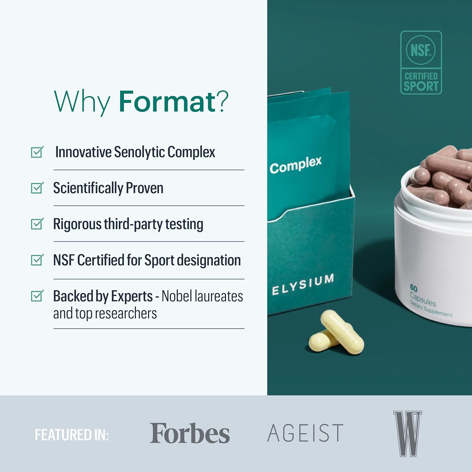 Immune Support Supplement with Vitamin C - Complete Immunity Defense for Adults - 60ct