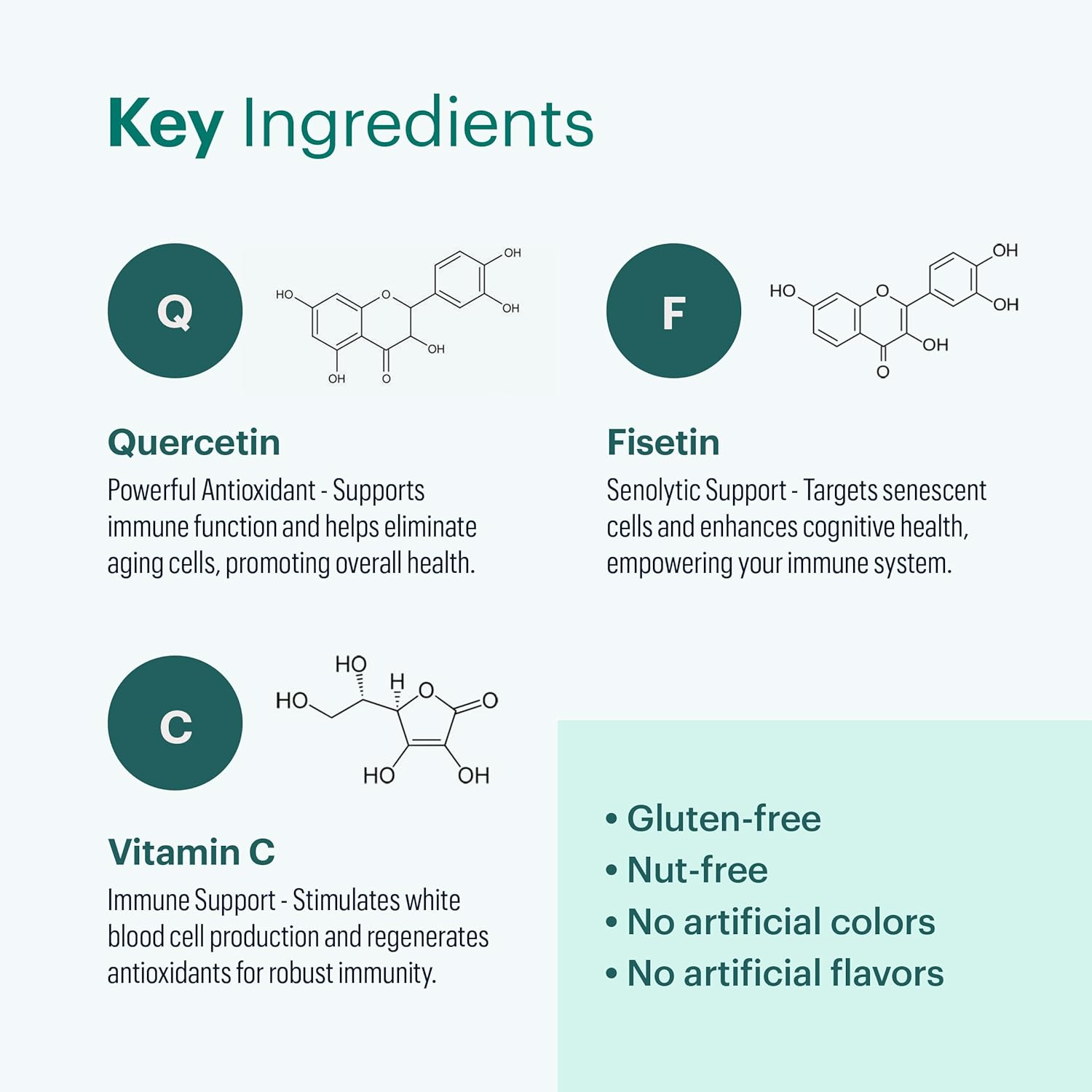 Immune Support Supplement with Vitamin C - Complete Immunity Defense for Adults - 60ct