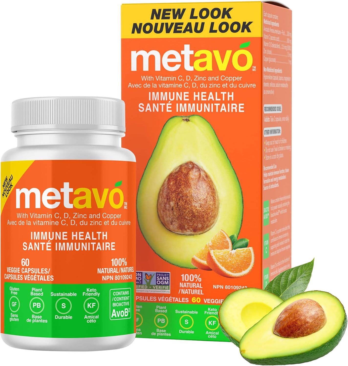 Immune Support Supplement with Zinc, Vitamin C, D & Copper - Vegan Capsules for Women & Men, Metavo Immune Booster, 30-Day Supply - BoostGo Australia