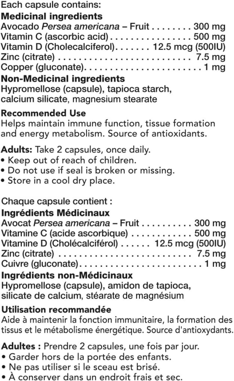 Immune Support Supplement with Zinc, Vitamin C, D & Copper - Vegan Capsules for Women & Men, Metavo Immune Booster, 30-Day Supply - BoostGo Australia