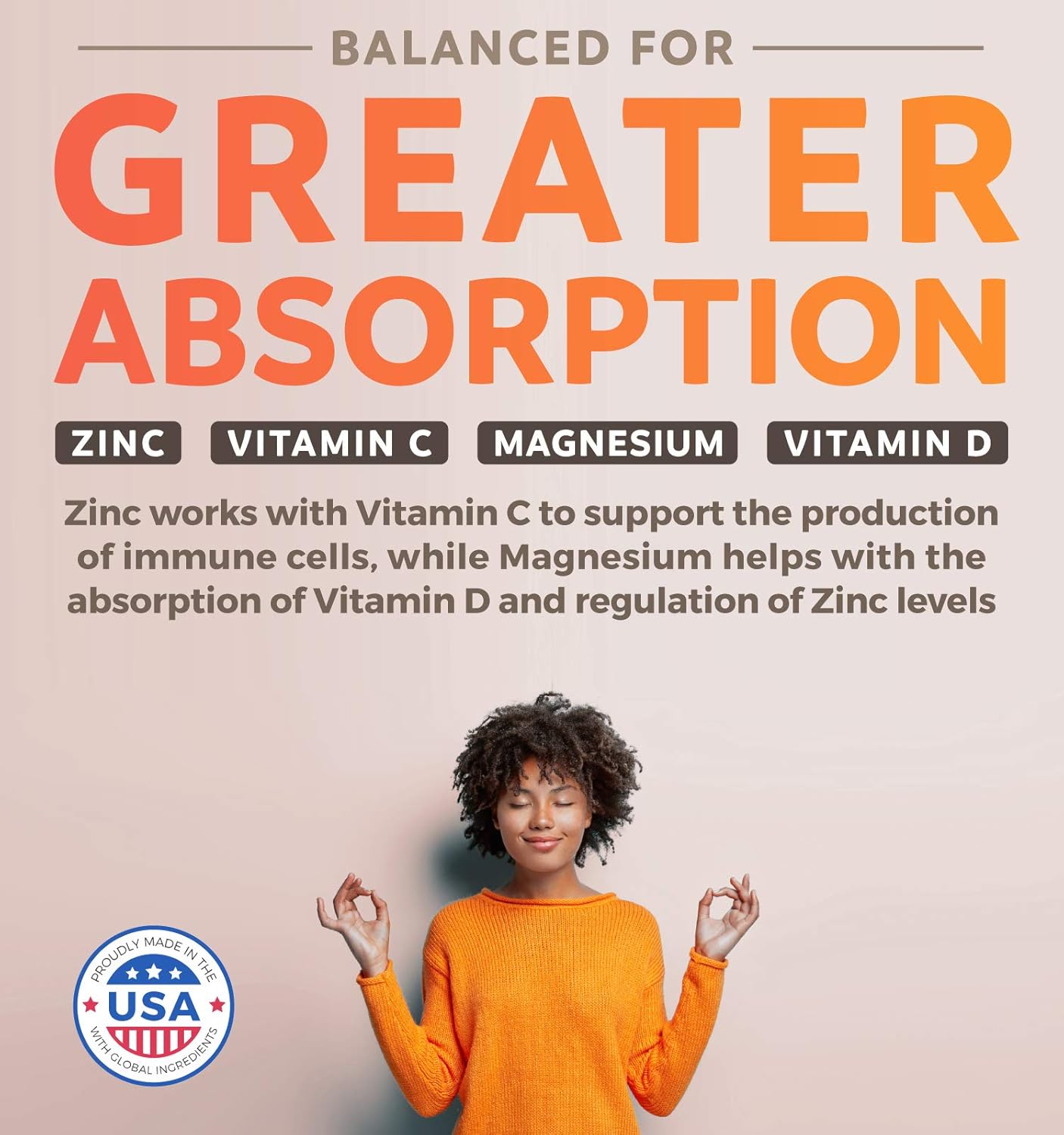Immune Vitality Blend: Super Antioxidants & Immune Support Supplement (2-Month Supply) with Elderberry, Vitamin C, and Zinc - Daily Superfood Blend (120 Caps)