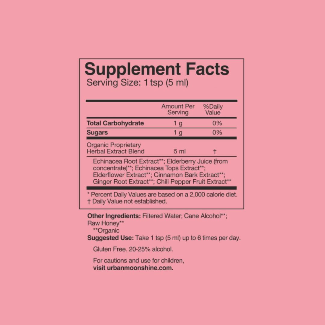 Immune Zoom Herbal Supplement for Immune Support - Fast-Acting Immune Booster with Echinacea, Elderberry, and Raw Honey - Gluten Free - 4.2 Fl Oz