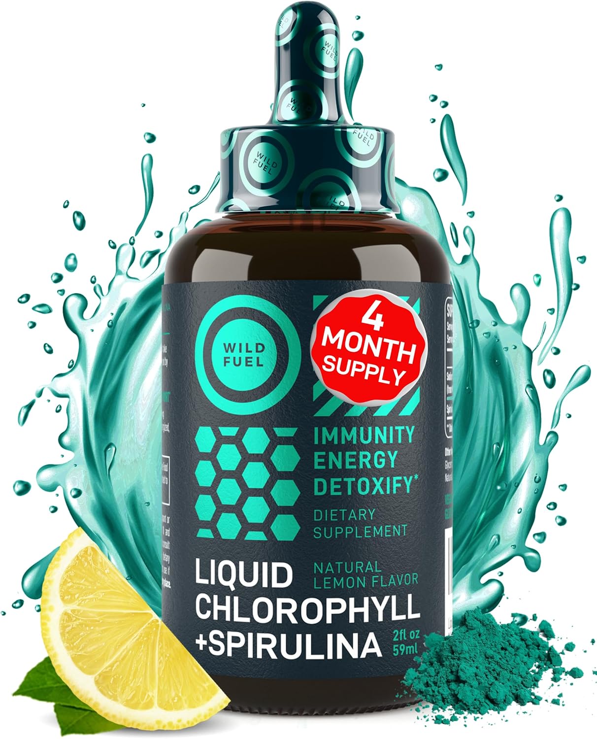 Immunity and Oral Health Bundle: WILD FUEL Liquid Chlorophyll with Dental Probiotics
