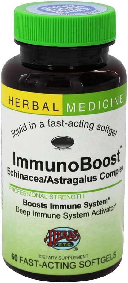 Immunoboost Herbal Supplement for Immune System Support with Echinacea, Astragalus, & Calendula - 60 Servings