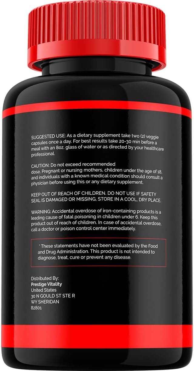 Indelo Erecboost Men's Capsules - Official Erecboost Vitamin Complex Dietary Supplement - All Natural Support Formula - 60 Capsules