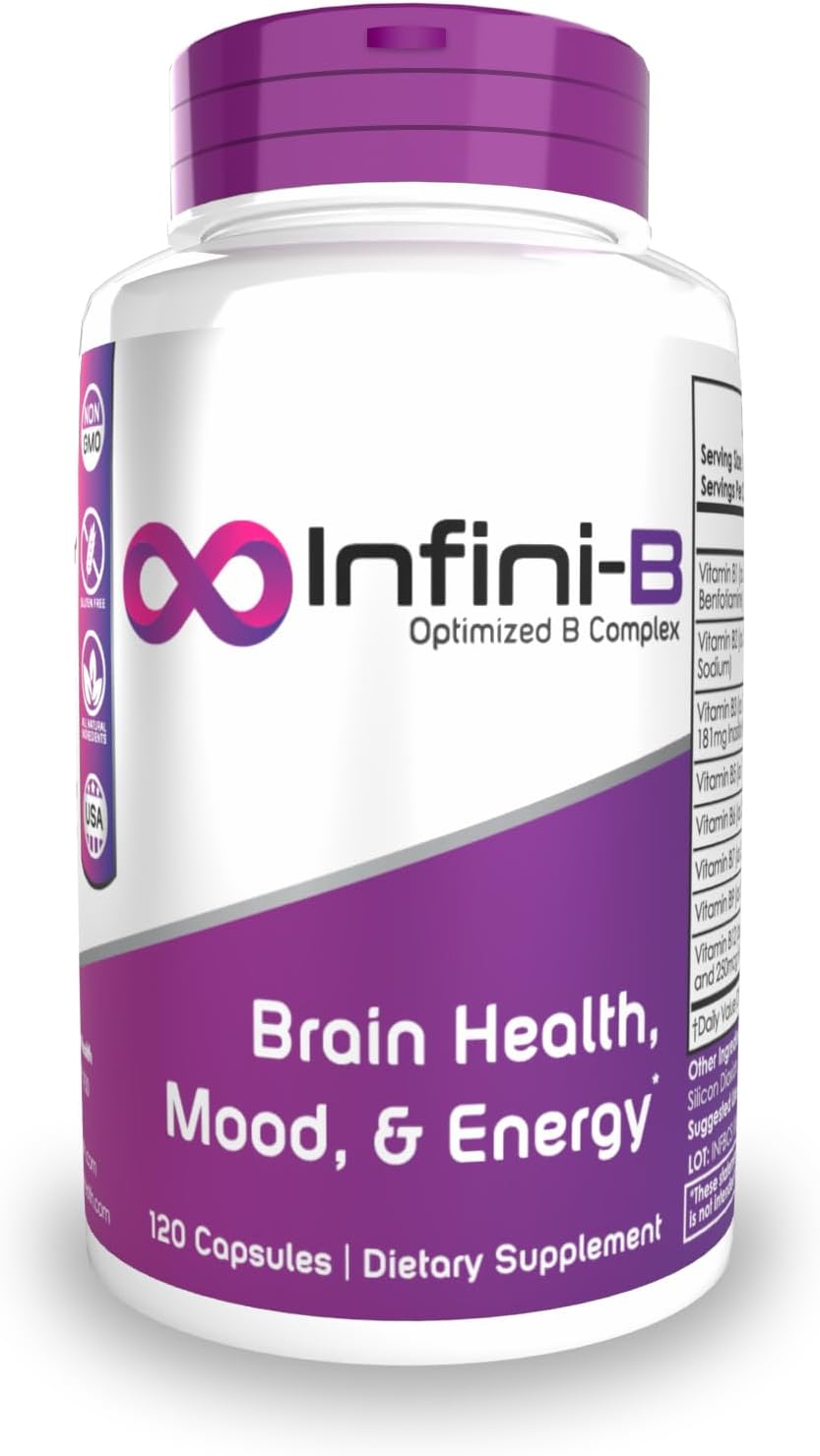 Infini-B Advanced B-Complex Capsules for Optimal Cognitive & Metabolic Support