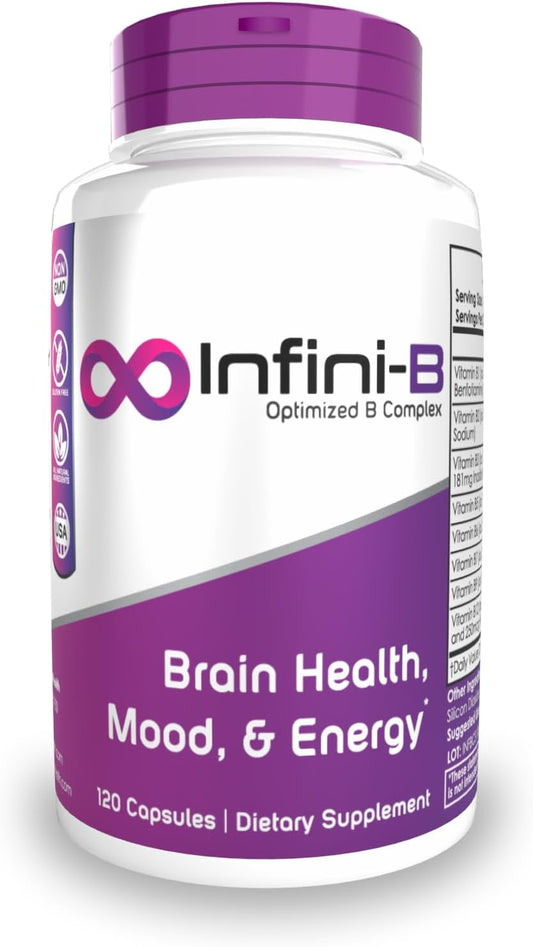 Infini-B Advanced B-Complex Capsules for Optimal Cognitive & Metabolic Support