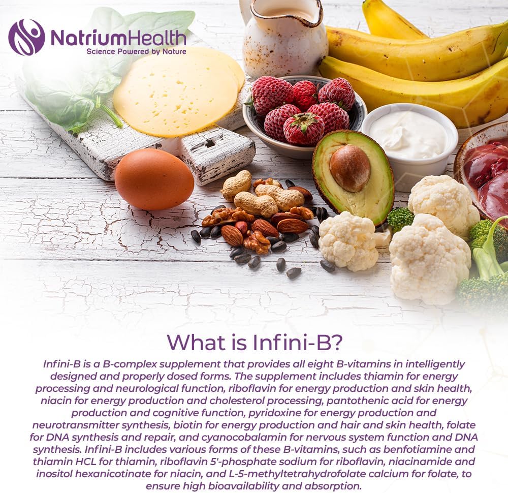 Infini-B Advanced B-Complex Capsules for Optimal Cognitive & Metabolic Support