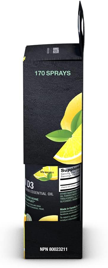 INNOTECH Nutrition Lemon Flavour Vitamin D3 Oral Spray - 30 ml