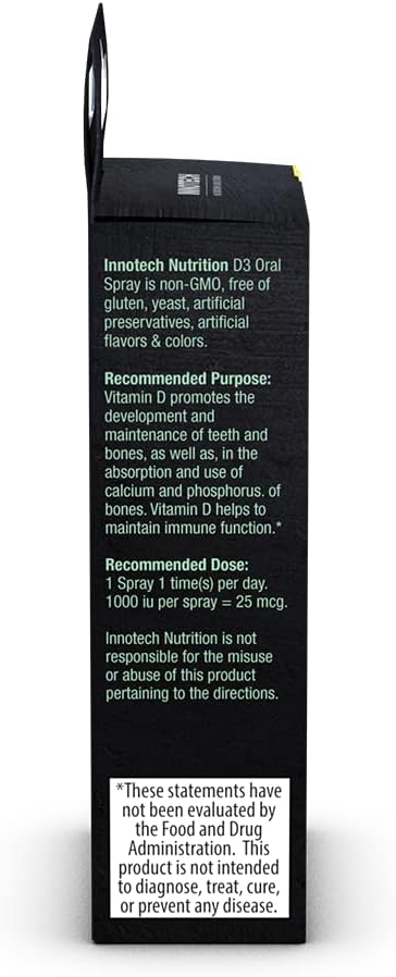 INNOTECH Nutrition Lemon Flavour Vitamin D3 Oral Spray - 30 ml