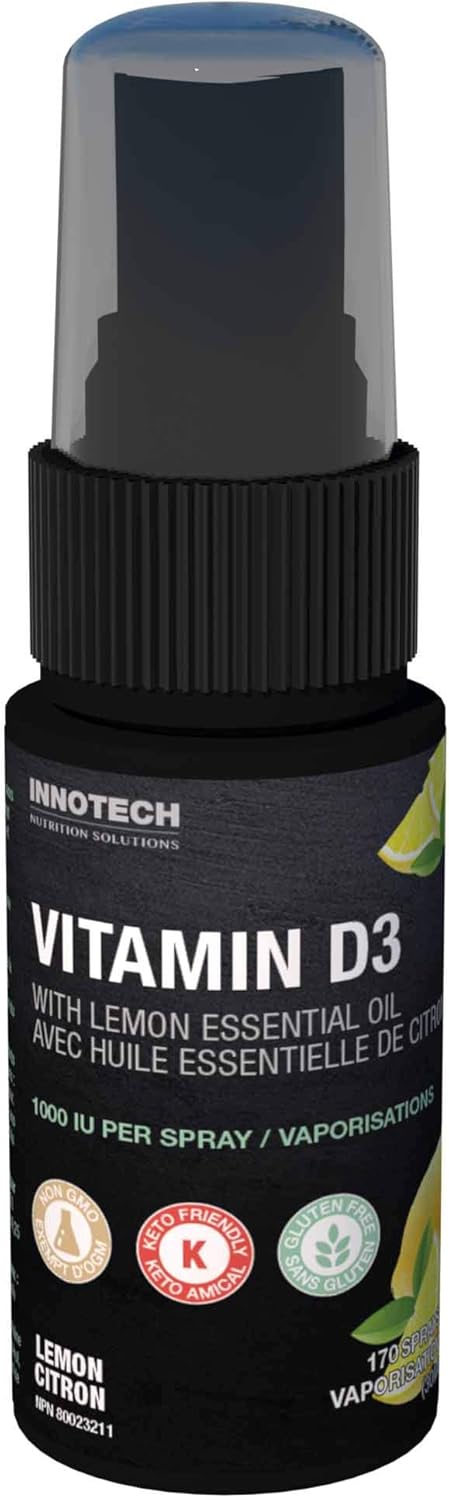 INNOTECH Nutrition Lemon Flavour Vitamin D3 Oral Spray - 30 ml