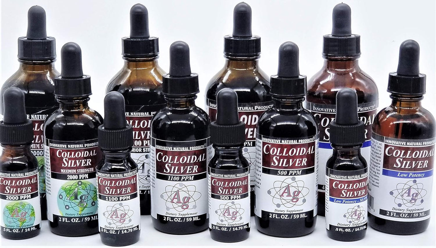 Innovative Natural Products Colloidal Silver 2000 PPM - 4 oz Bottle