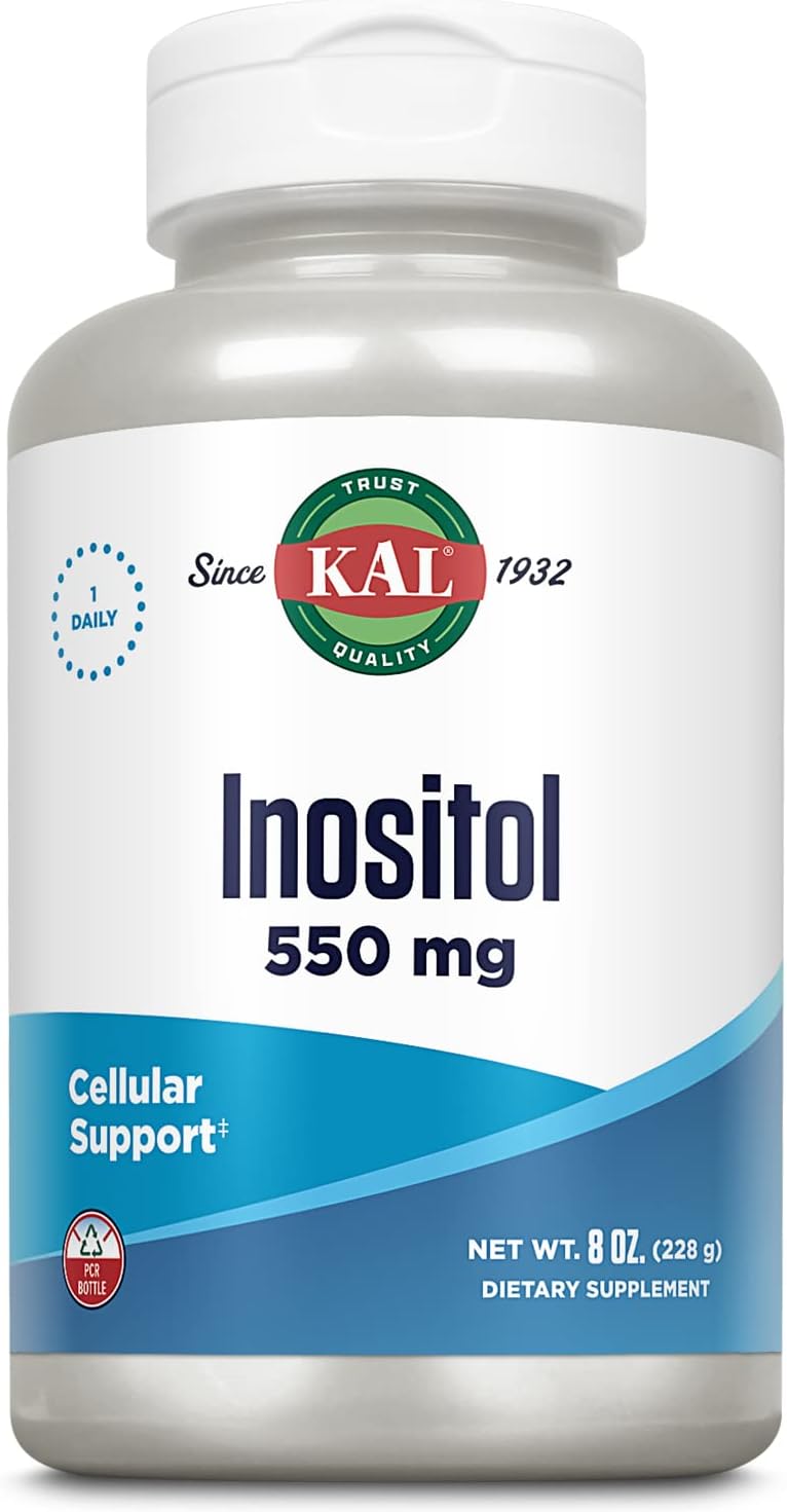 Inositol Powder 550mg for Brain, Nervous System, and Mood Support - Enhanced Absorption Formula, Easy to Mix - 8oz, 408 Servings