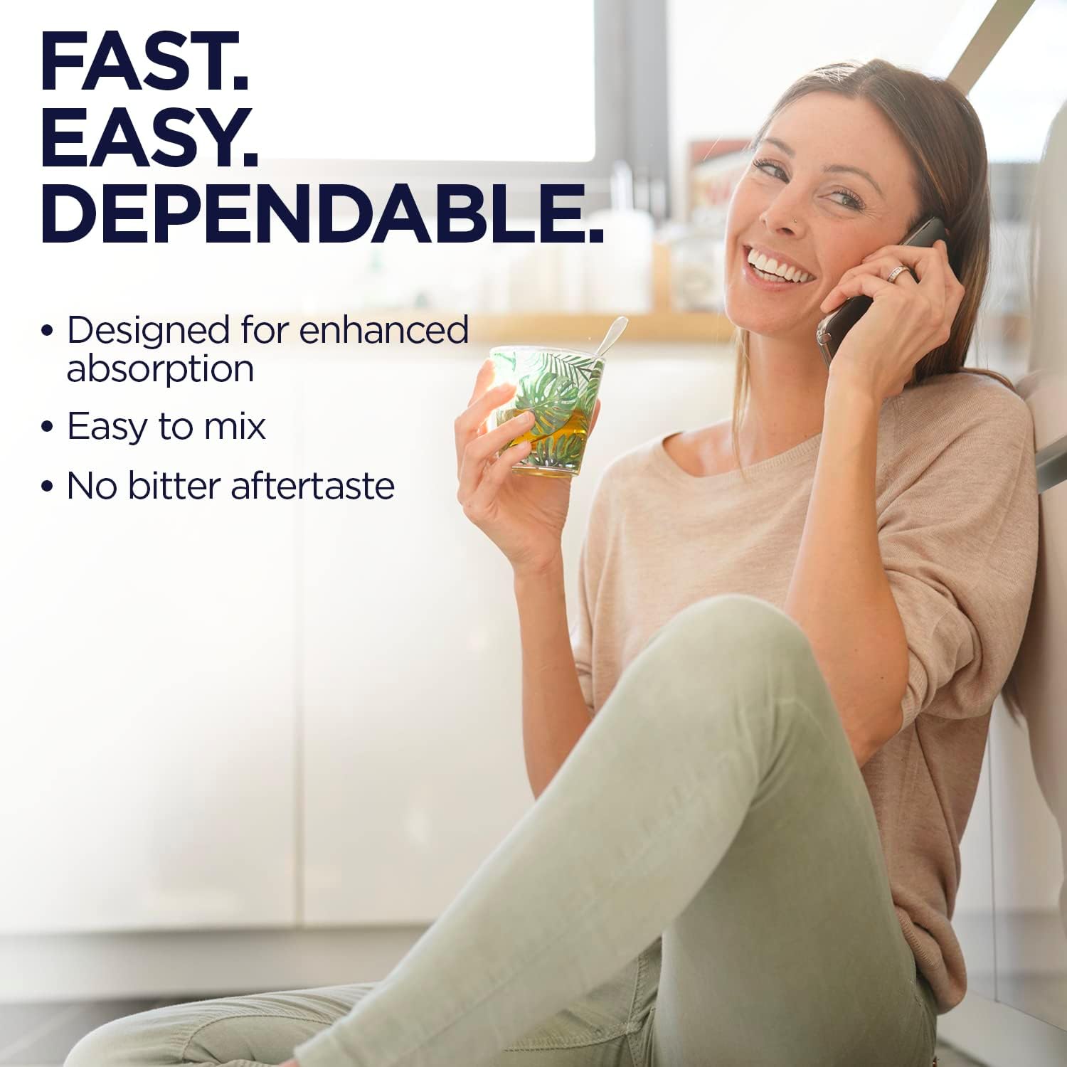 Inositol Powder 550mg for Brain, Nervous System, and Mood Support - Enhanced Absorption Formula, Easy to Mix - 8oz, 408 Servings