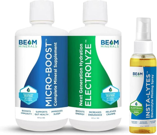 Insta-Lytes Natural Liquid Electrolytes with Beam Minerals Micro-Boost Humic Mineral Blend - 2oz