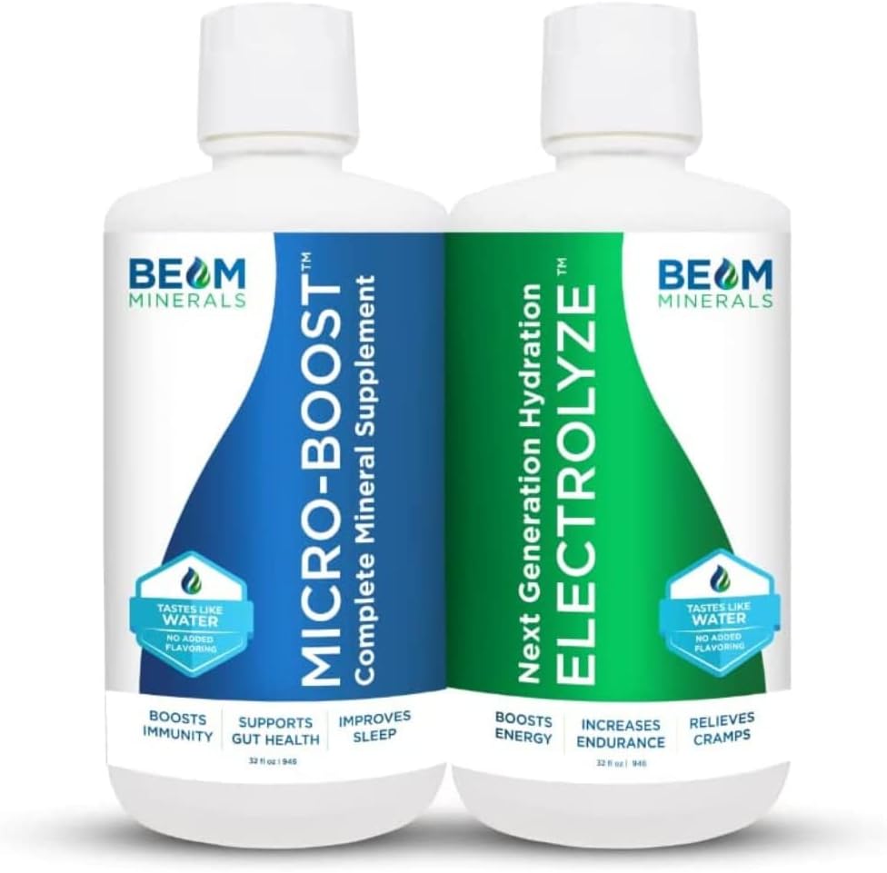 Insta-Lytes Natural Liquid Electrolytes with Beam Minerals Micro-Boost Humic Mineral Blend - 2oz