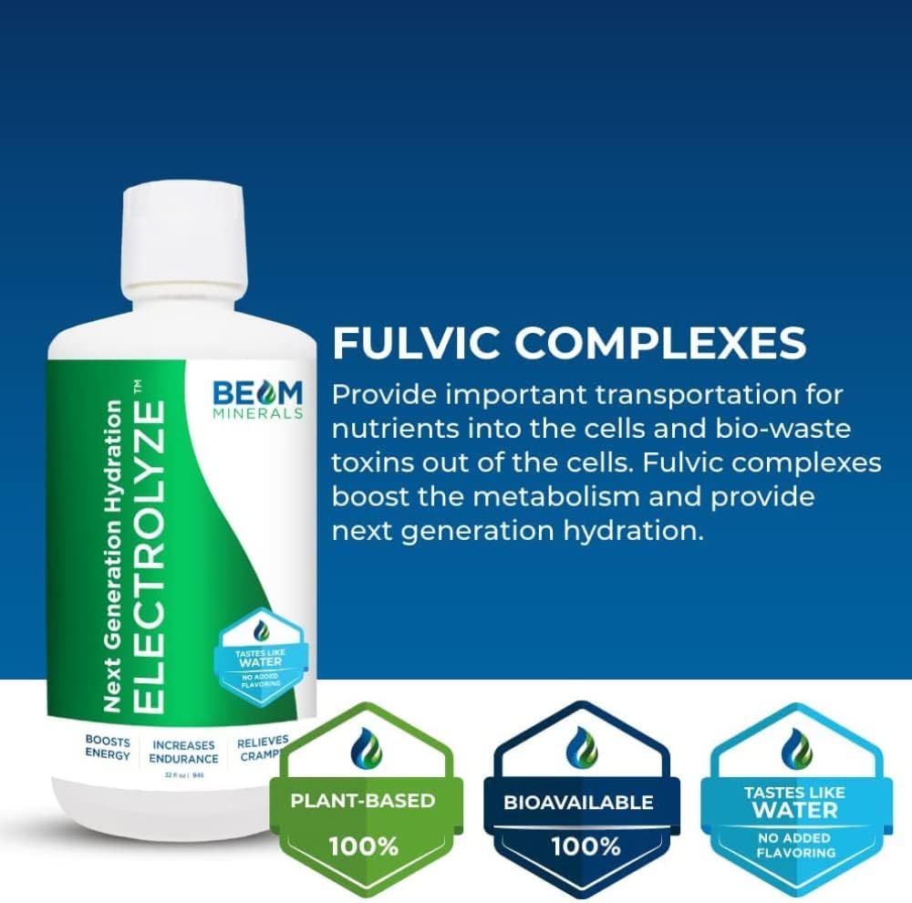 Insta-Lytes Natural Liquid Electrolytes with Beam Minerals Micro-Boost Humic Mineral Blend - 2oz