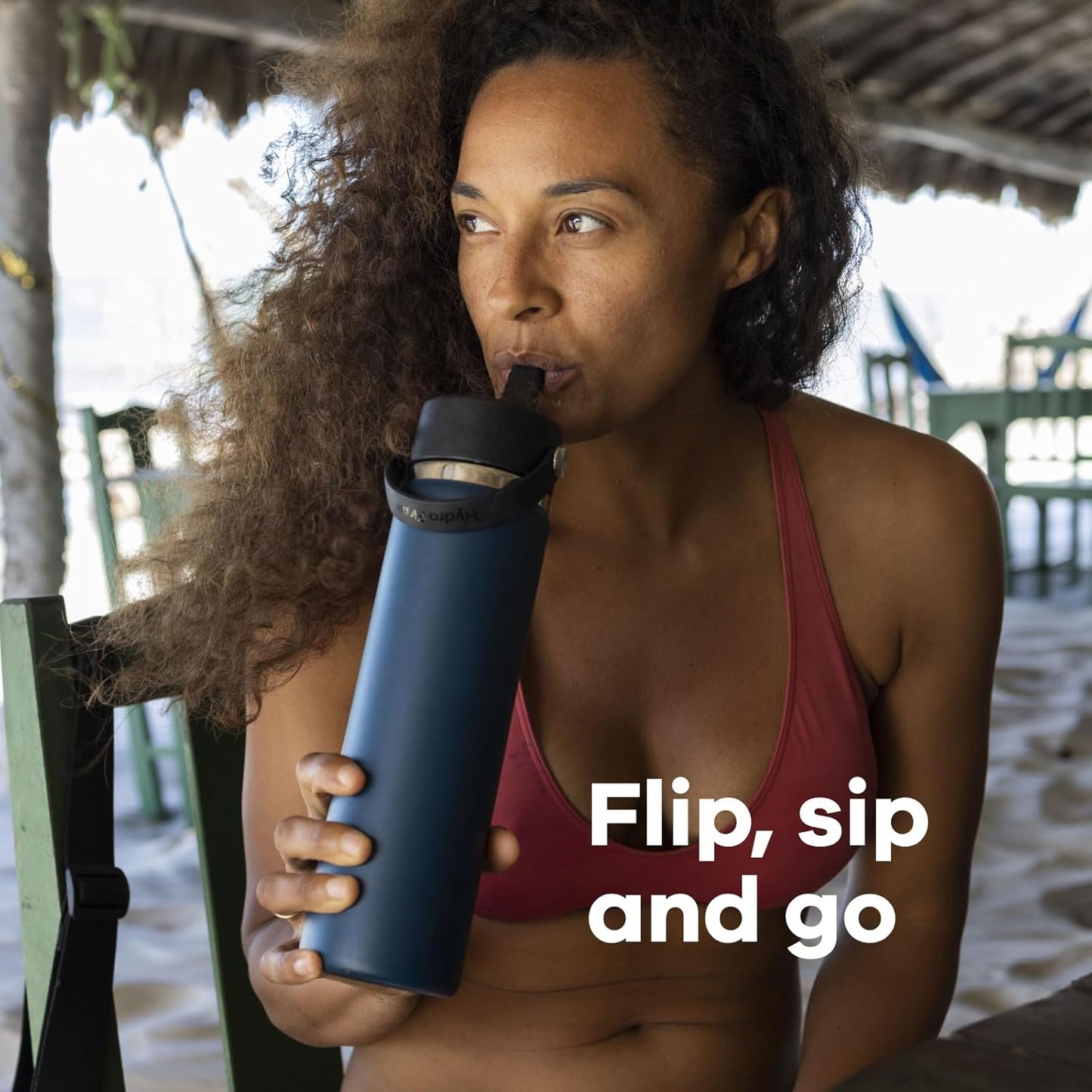 Insulated Stainless Steel Water Bottle with Straw Lid for Cold Drinks - Wide Mouth Hydro Flask for Sports, Travel, and School
