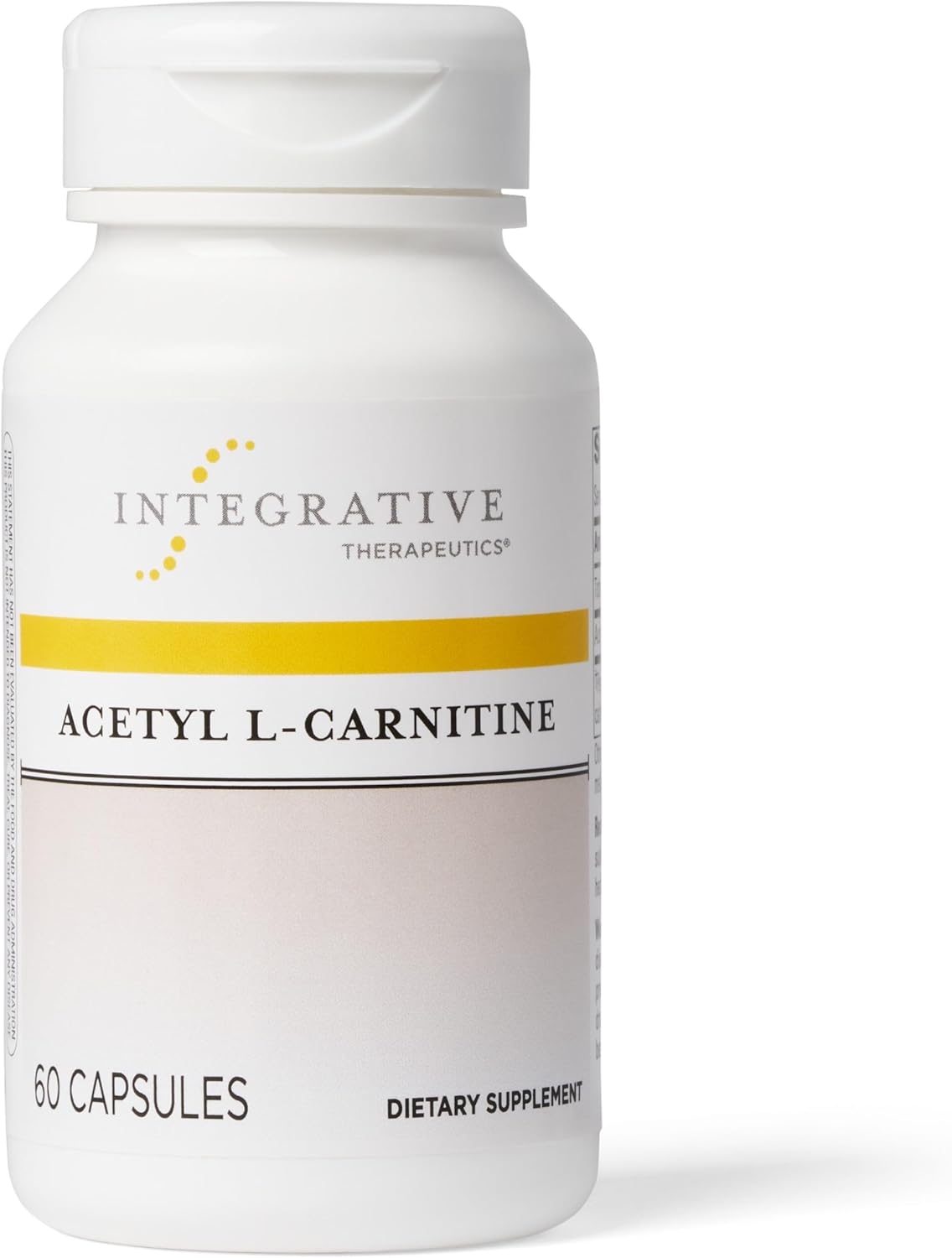 Integrative Therapeutics Acetyl L-Carnitine Capsules - Vegan Formula for Mental Function and Energy - 60 Count