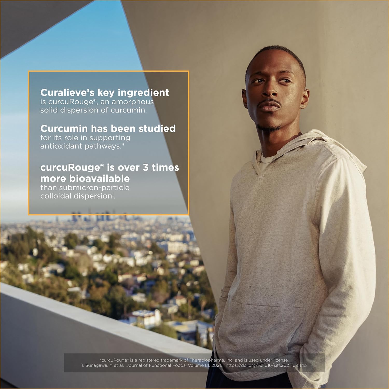 Integrative Therapeutics Curalieve: Bioavailable Curcumin Dietary Supplement for Antioxidant Support & Joint Health - Vegan, Gluten-Free - 60 Capsules