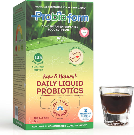 Intestinal Cleansing Probiotic Supplement with Healthy Bacterial Strains, Enzymes, and Vitamins