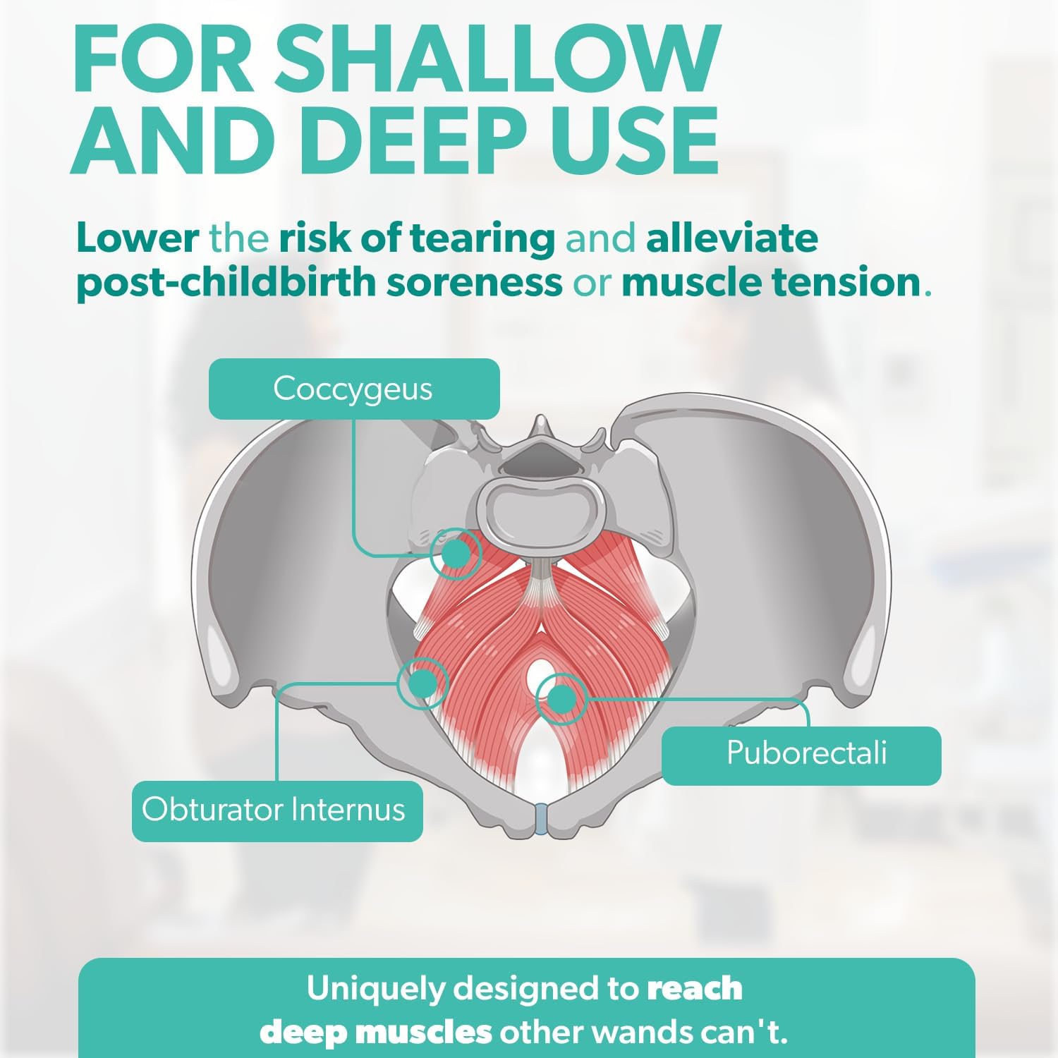 Intimate Rose Maternity Wellness Bundle: Perineal Massage Tool with 10 Vibration Modes & Aloe Vera Capsules for Pregnancy Care