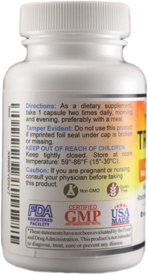 Intrinsic Factor Supplement with Folic Acid and Vitamin B-12 - 120 Capsules by Wonder Laboratories