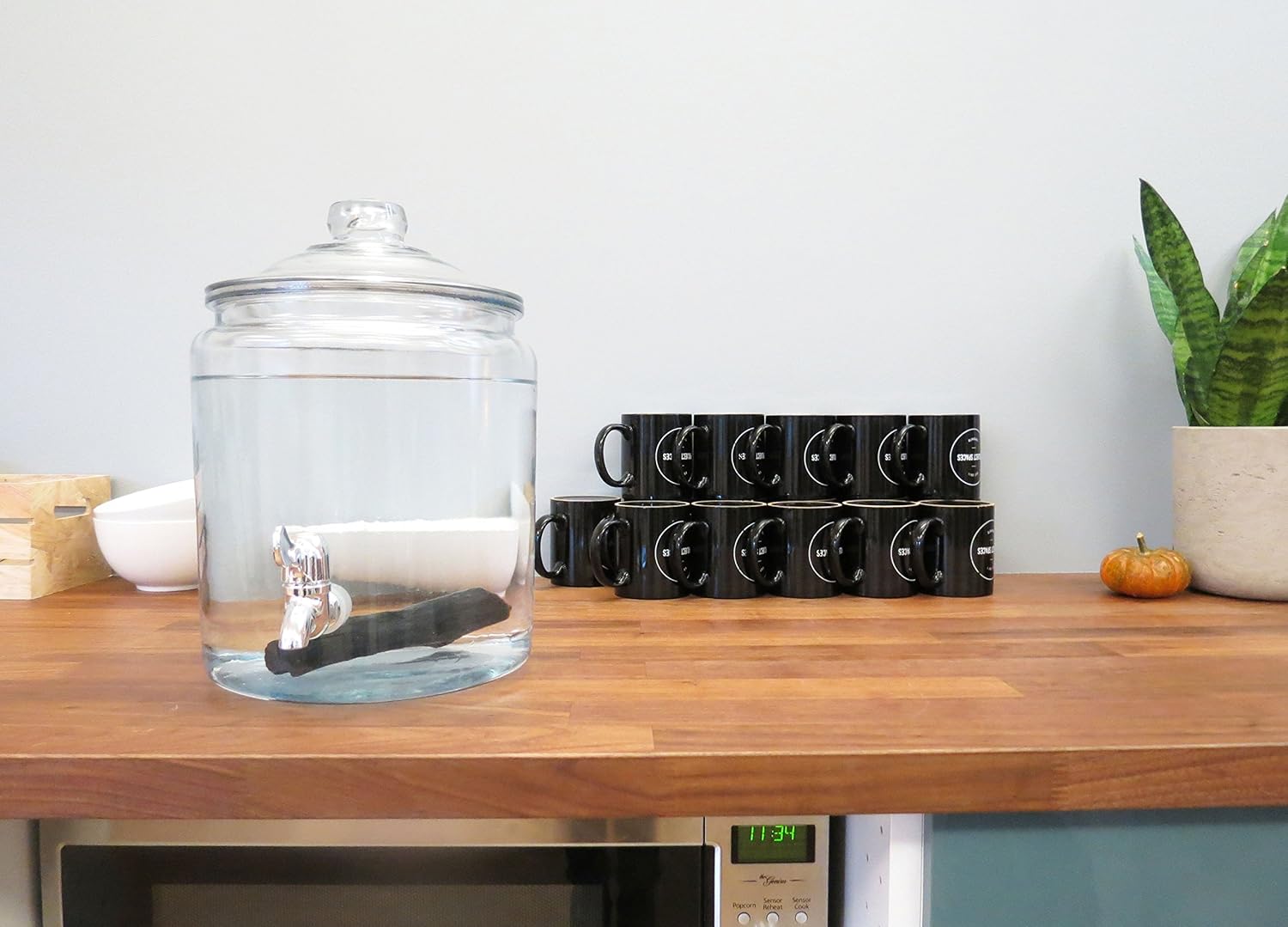 IPPINKA Large Binchotan Charcoal Stick from Kishu, Japan - Water Purifying Stick Filters 1-2 Gallons for Great-Tasting Water