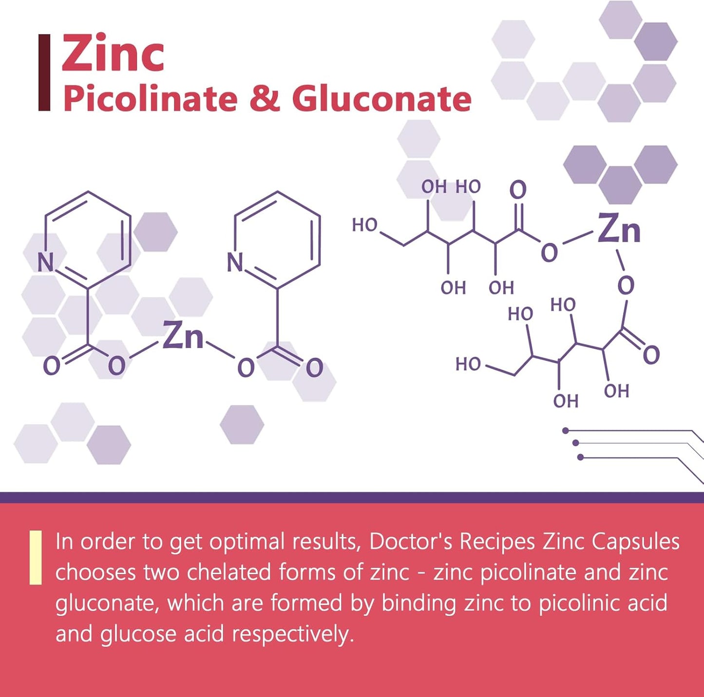 Iron and Zinc Bundle for Energy, Blood Support, and Immune Health - Doctor's Recipes for Men & Women, High Absorption, Non-GMO