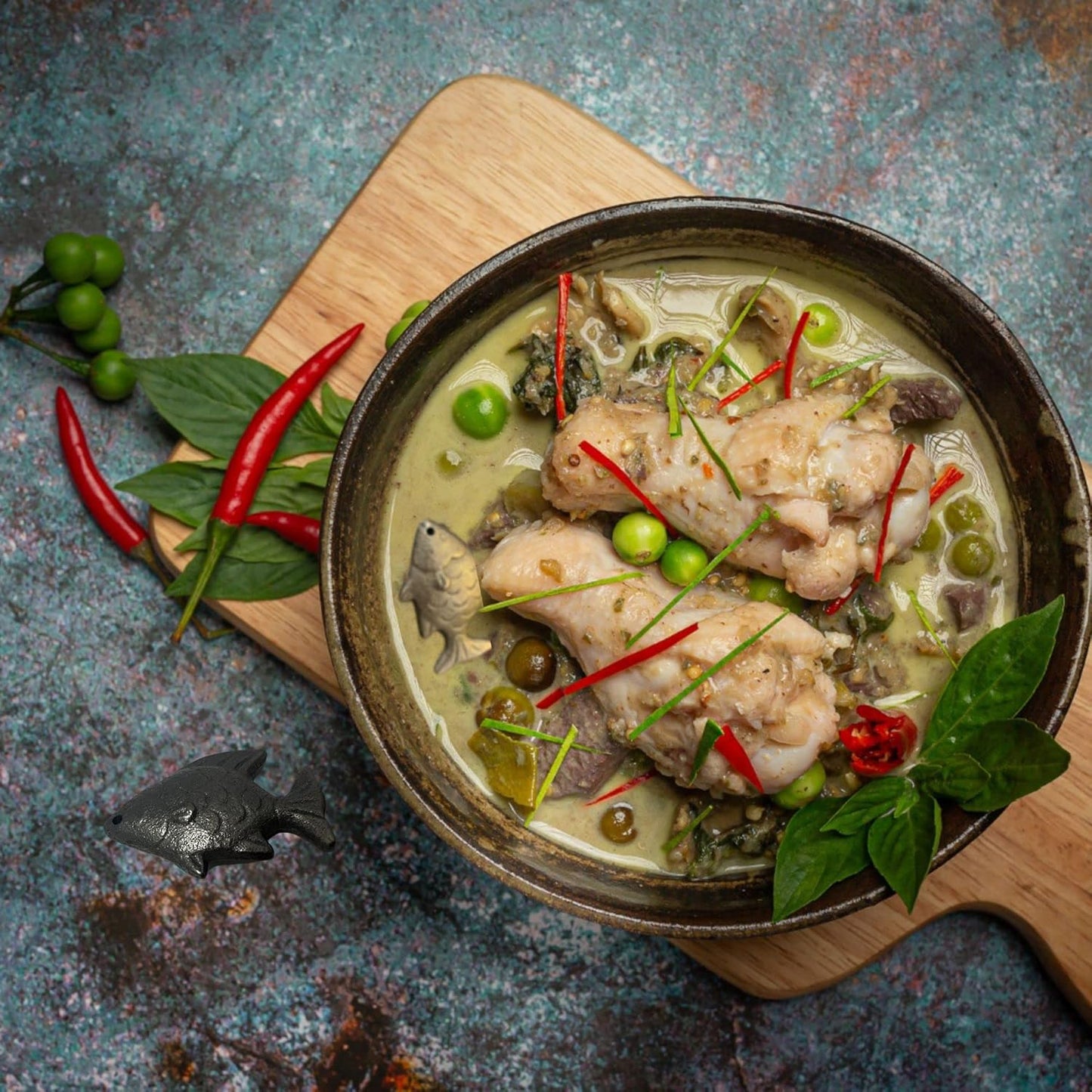 Iron Fish Cooking Tool 2 Pack - Safe Way to Add Iron Supplement for Iron Deficiency Prevention