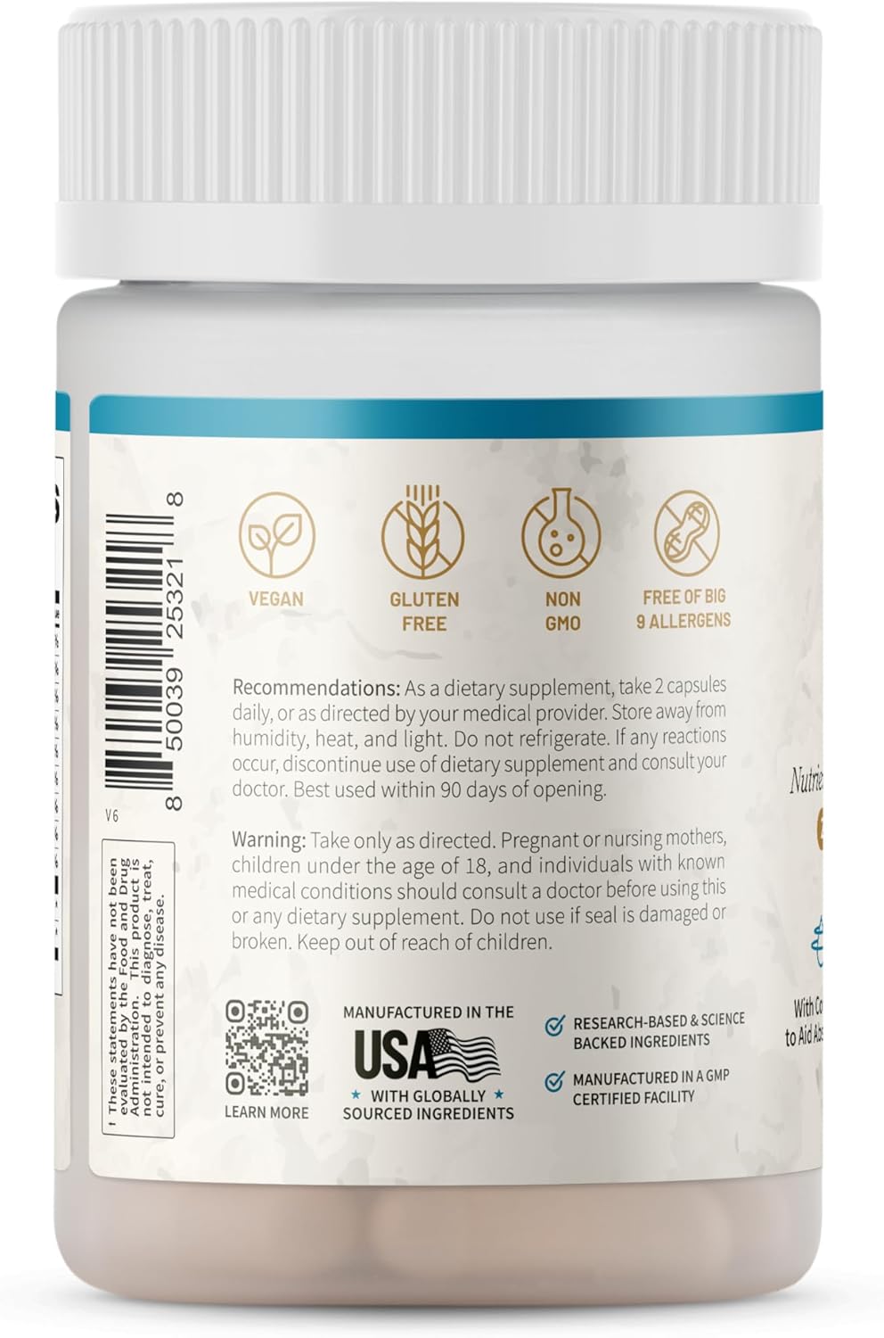 Iron Pills with 21mg Iron for Energy, Metabolism, & Digestion - Organic Nutrients, 60 Capsules - BoostGo Australia