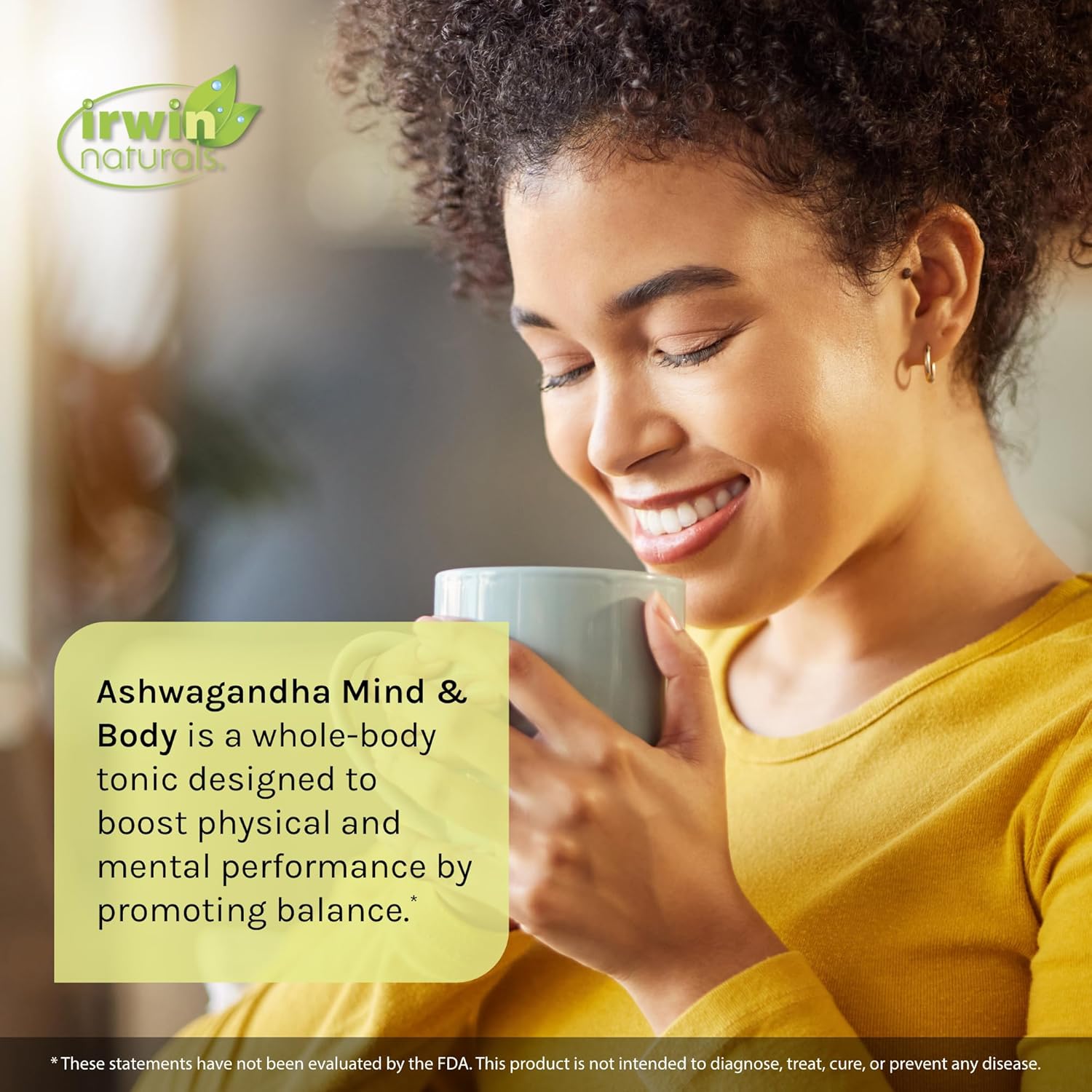 Irwin Naturals Ashwagandha Liquid Tubes for Mind & Body - Berry-Citrus Flavored Drink Mix - Boosts Physical & Mental Performance - One-Per-Day Formula