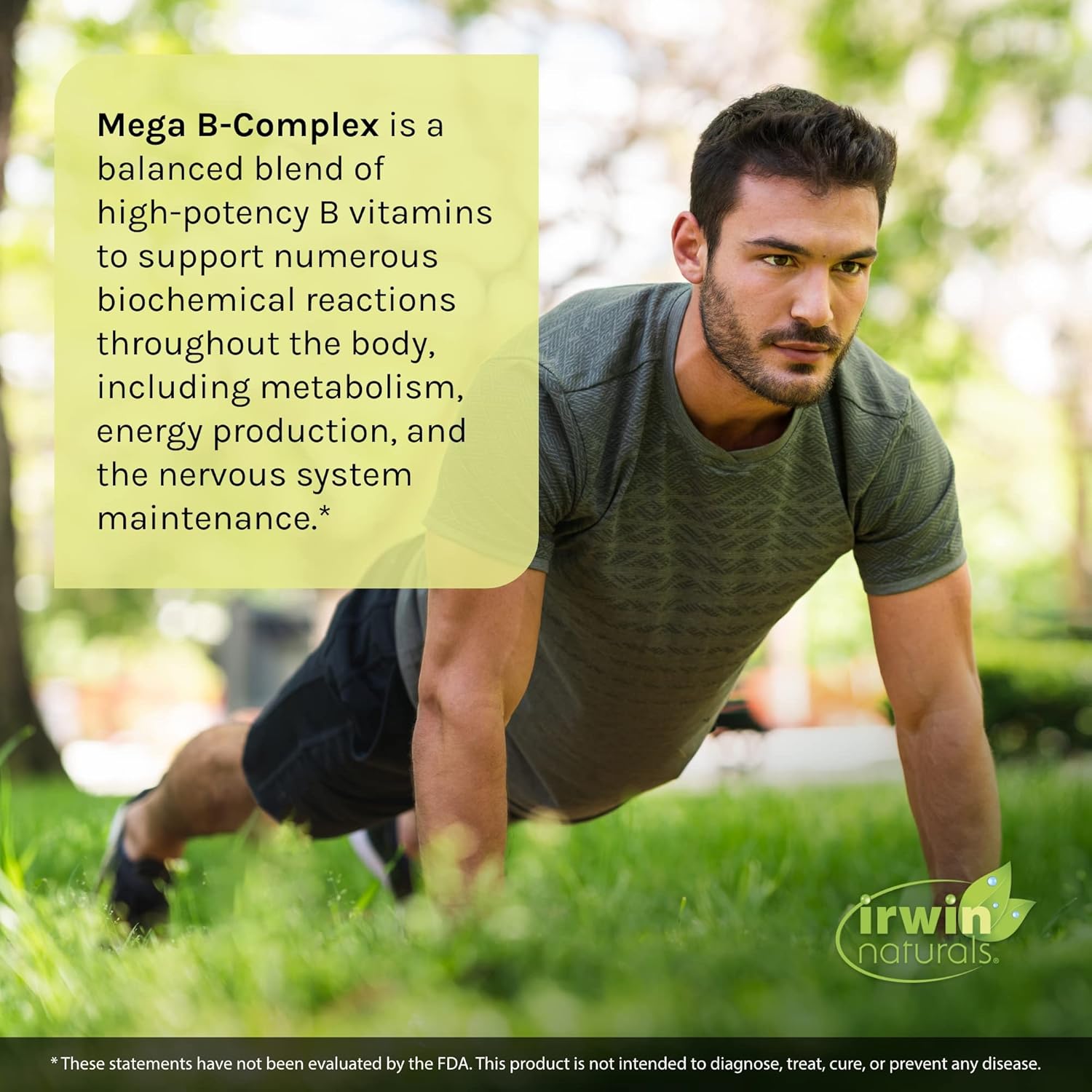 Irwin Naturals Mega Vitamin B Complex Softgels - 60 Count Bottle