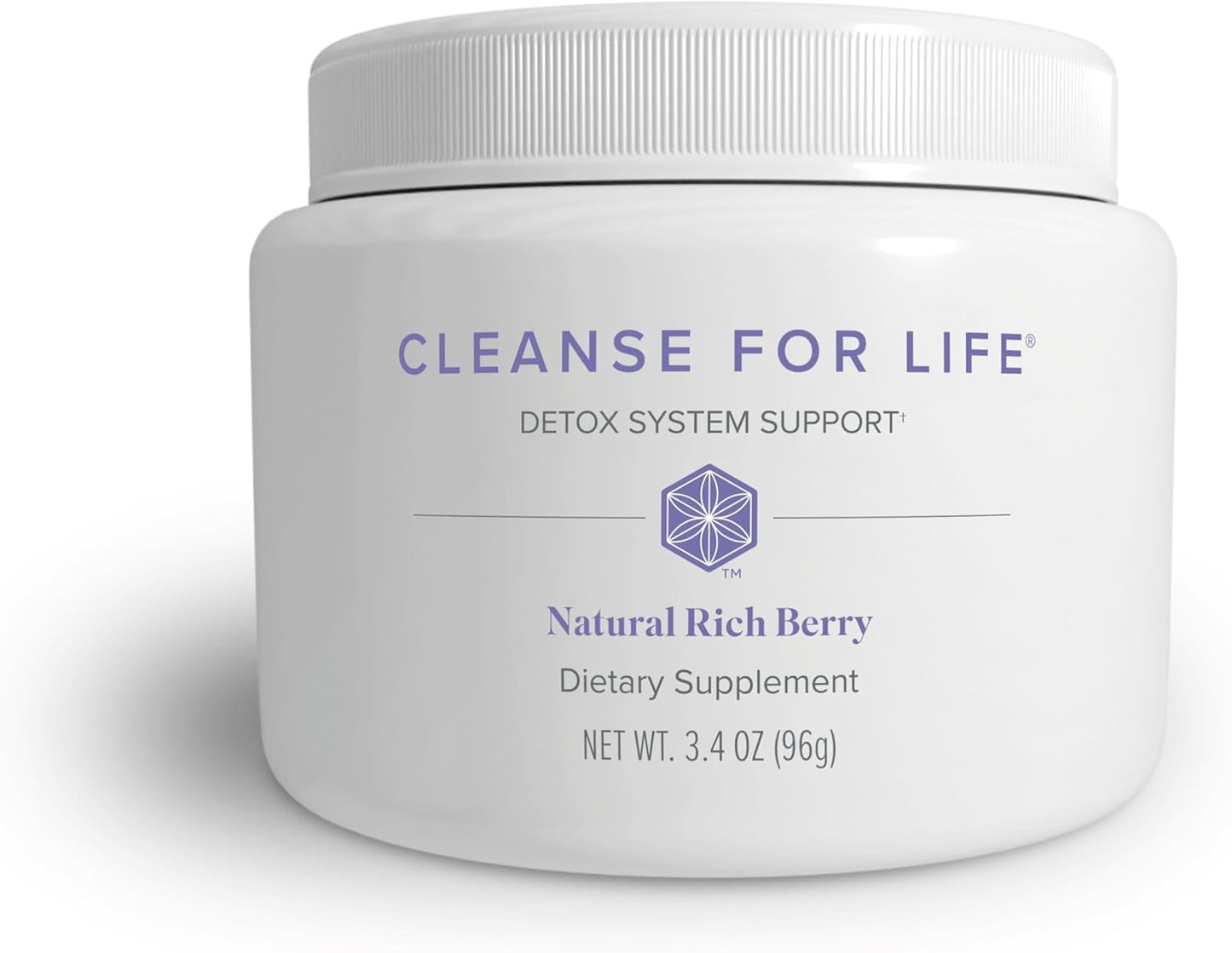Isagenix Cleanse for Life Powder Supplement - No Laxatives or Diuretics - Supports Metabolism - Vitamin B12 & Niacin - Rich Berry Flavor - 3.4 Oz