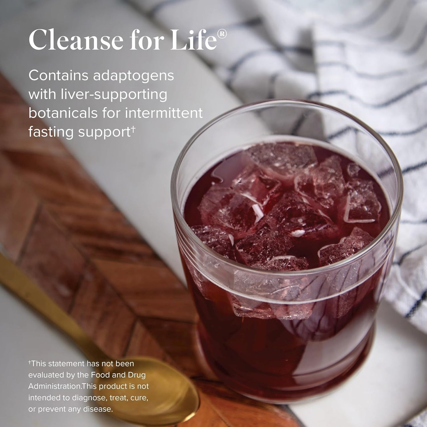 Isagenix Cleanse for Life Powder Supplement - No Laxatives or Diuretics - Supports Metabolism - Vitamin B12 & Niacin - Rich Berry Flavor - 3.4 Oz