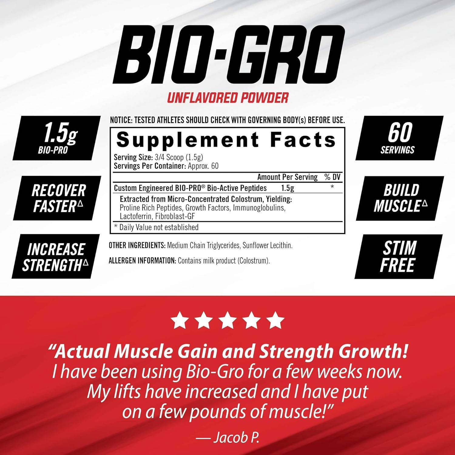 iSatori Bio-GRO Protein Synthesis Amplifier & Amino-GRO BCAA Powder Bundle - Unflavored & Frosted Lemonade (90 Servings)