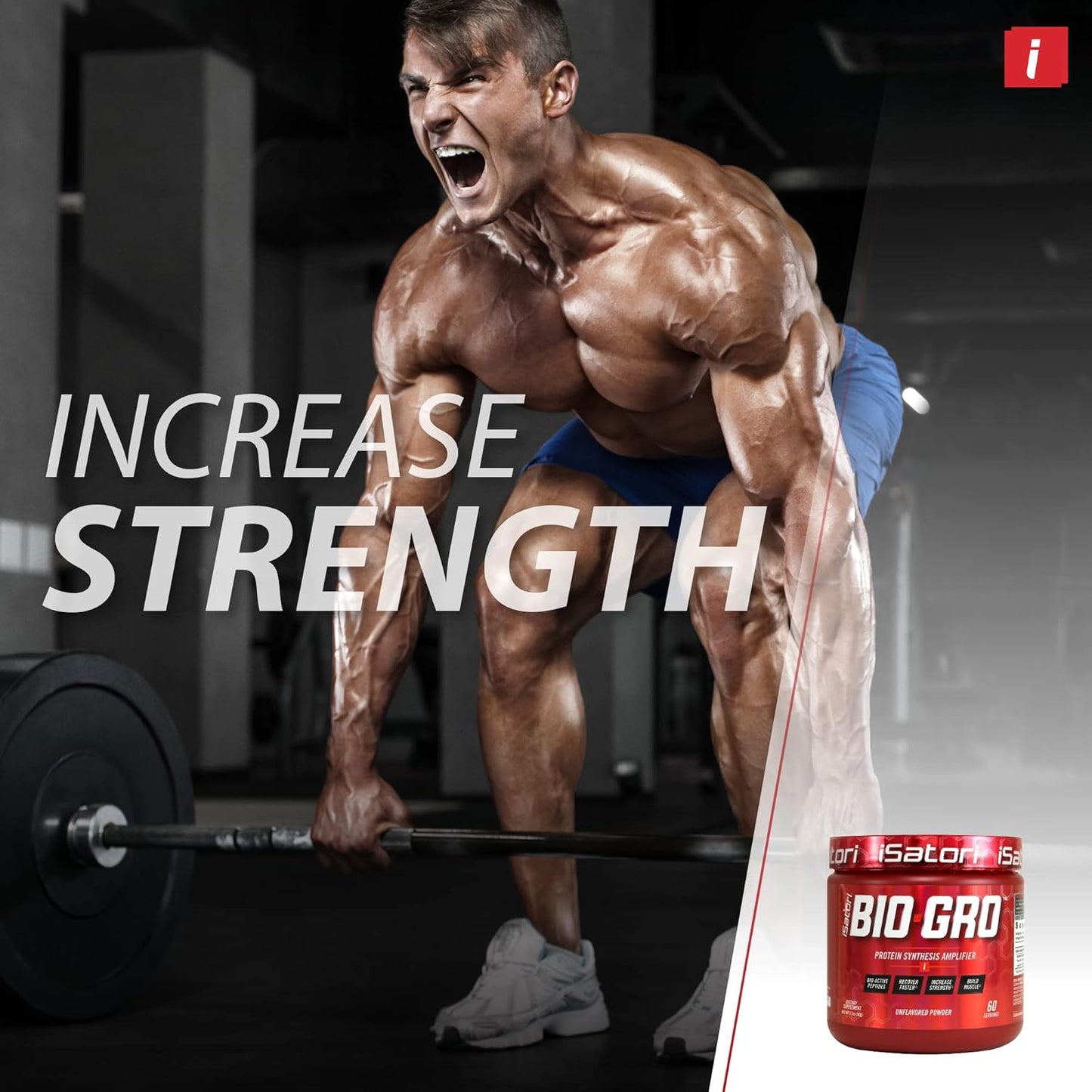 iSatori Bio-GRO Protein Synthesis Amplifier & Ultra CLA + Omega Bundle - Unflavored (60 Servings & 90 Softgels)