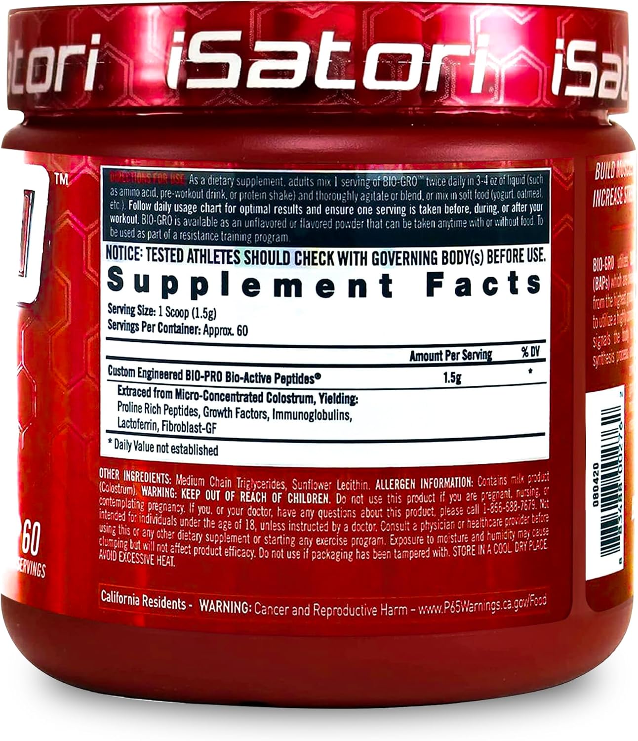 iSatori Bio-GRO Vanilla Ice Cream & Bio-Active Whey Protein Powder Combo Pack (90 Servings)