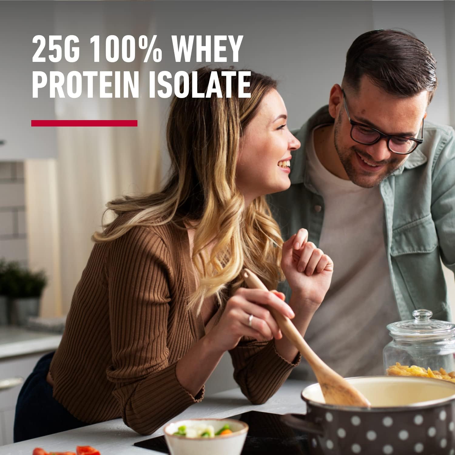 Isopure Zero Carb Whey Isolate Protein Powder - Strawberries & Cream, Lactose Free, Gluten Free, 25g Protein Per Serving, 7.5 Lbs, 110 Servings