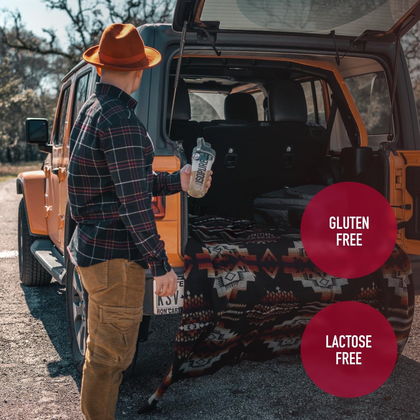 Isopure Zero Carb Whey Isolate Protein Powder - Strawberries & Cream, Lactose Free, Gluten Free, 25g Protein Per Serving, 7.5 Lbs, 110 Servings