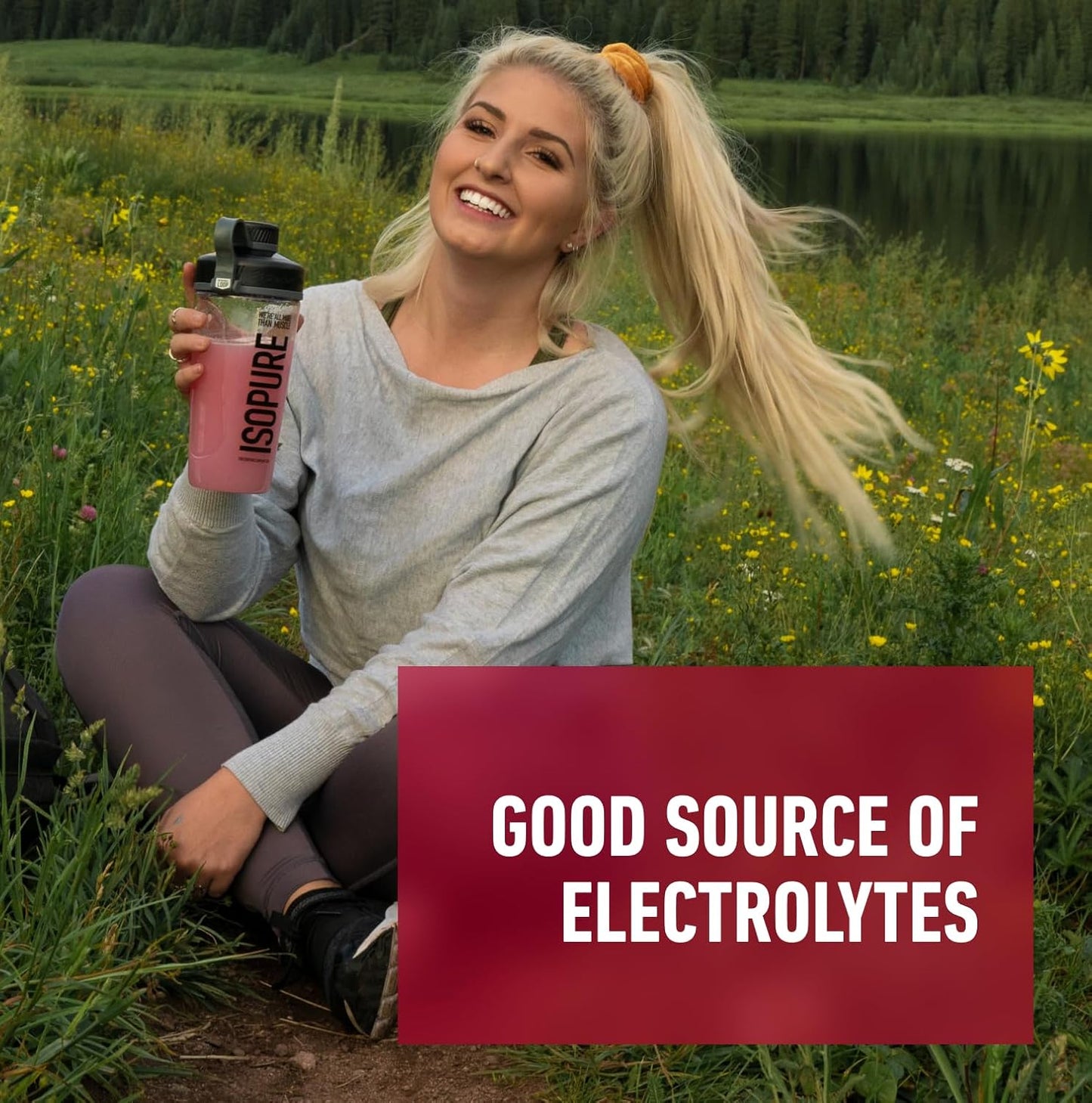 Isopure Zero Carb Whey Isolate Protein Powder - Strawberries & Cream, Lactose Free, Gluten Free, 25g Protein Per Serving, 7.5 Lbs, 110 Servings