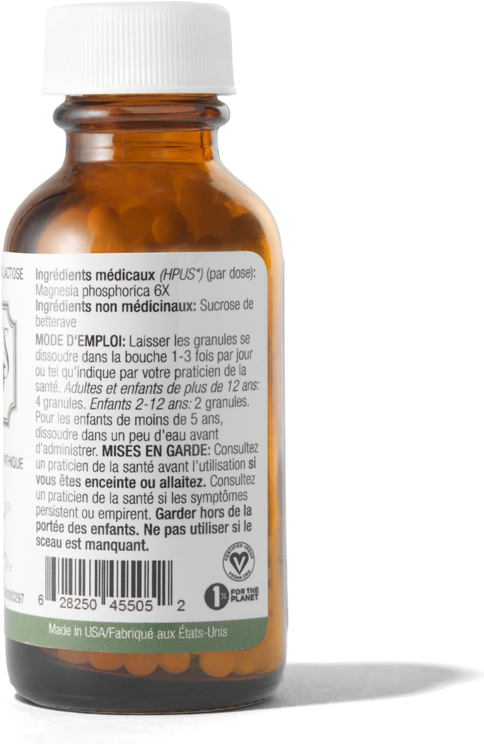 Jackson's Cell Salt #8 Mag Phos 6X - 500 Pellets - Vegan & Lactose-Free Magnesia Phosphorica