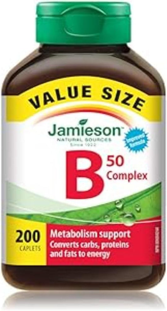 Jamieson B50 Complex - Value Size 200 Count Bottle