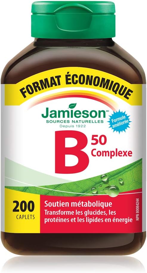 Jamieson B50 Complex - Value Size 200 Count Bottle