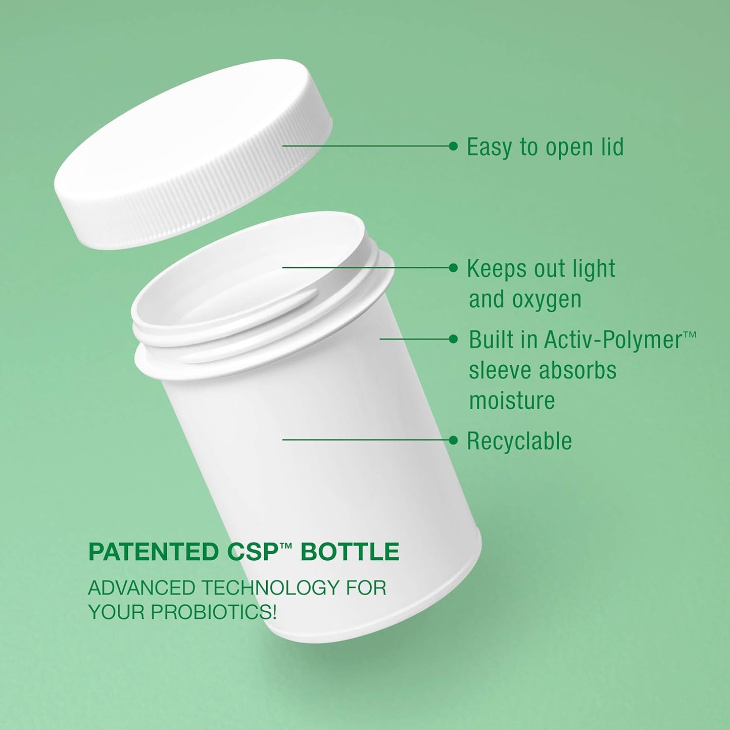 Jamieson Probiotics 10 Billion - Daily Digestive Health Supplement for Men and Women - Supports Gut Health and Immune System (60 Capsules)