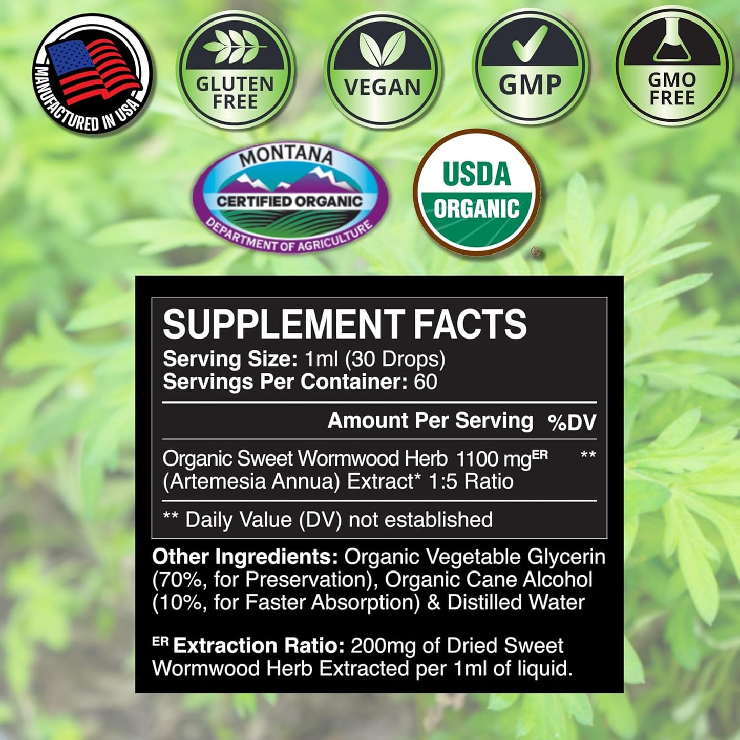 Japanese Knotweed Capsules and Sweet Wormwood Tincture Bundle for Immune Support