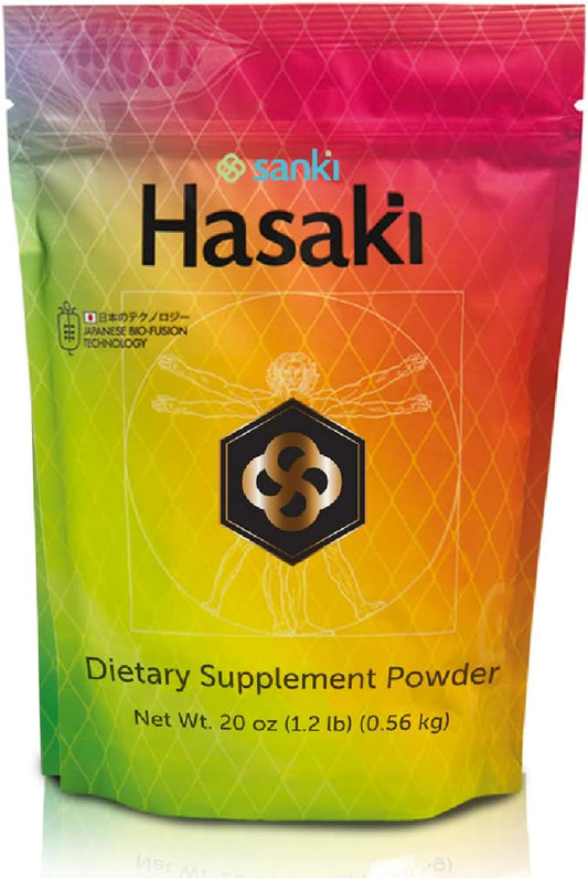 Japanese Sanki Global Chocolate Hasaki Gut Health Dietary Supplements Powder - 20oz (1.2lbs) - 0.49oz Protein Per Serving